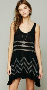 Intimately Free People Voile & Lace Tunic Dress